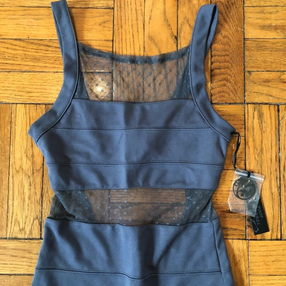 Sheer Mesh low back mini dress size small - Picture 4 of 16
